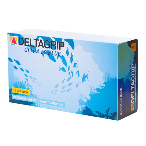 GWARD DELTAGRIP Ultra LS Перчатки нитриловые неопудренные синего цвета (размер  9 (L))