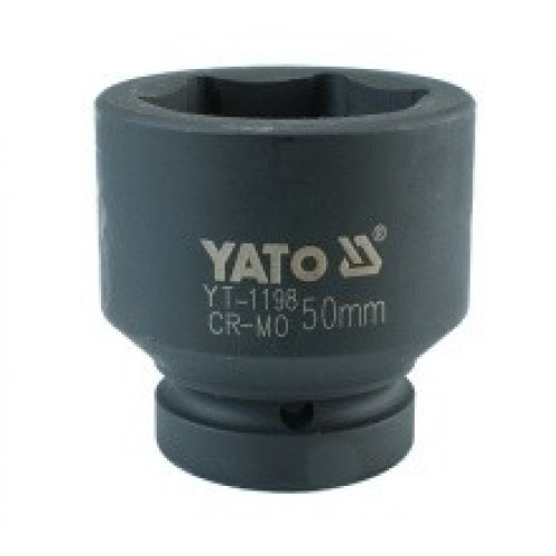 Головка торцевая ударная 1" 6гр. 27мм L59мм CrMo "Yato"